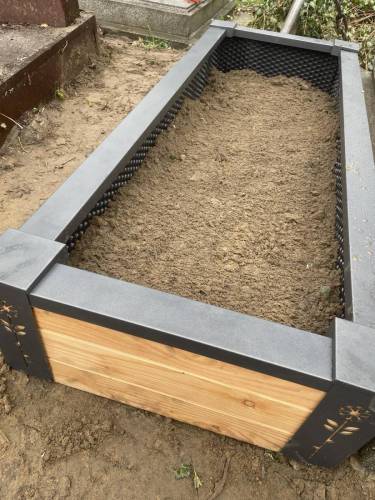 Надгробки одинарні деревʼяні сталь рама (модрина) Львів