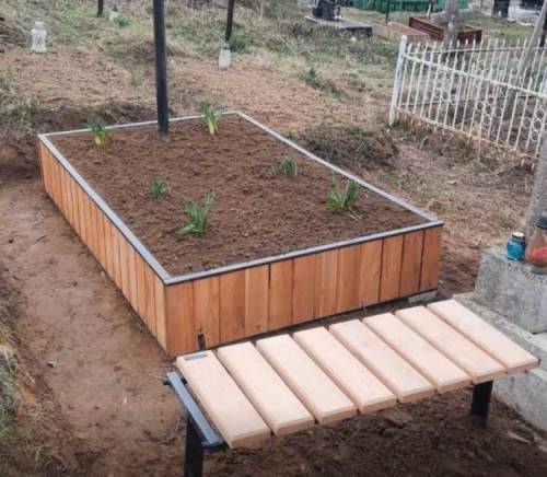 Надгробки деревʼяні подвійні сталь (модрина) Львів