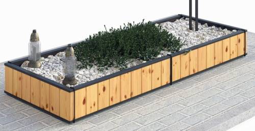 Надгробки одинарні деревʼяні сталь (модрина) Львів